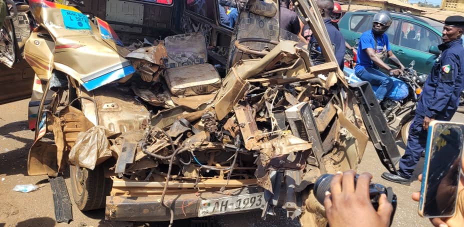 Grave accident à Gbèssia: 05 morts et plusieurs blessés enregistrés