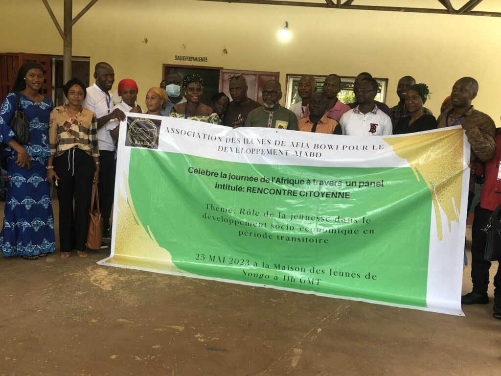 Journée mondiale de l’Afrique: l’association des jeunes de Afia Bowi pour le développement oriente la jeunesse