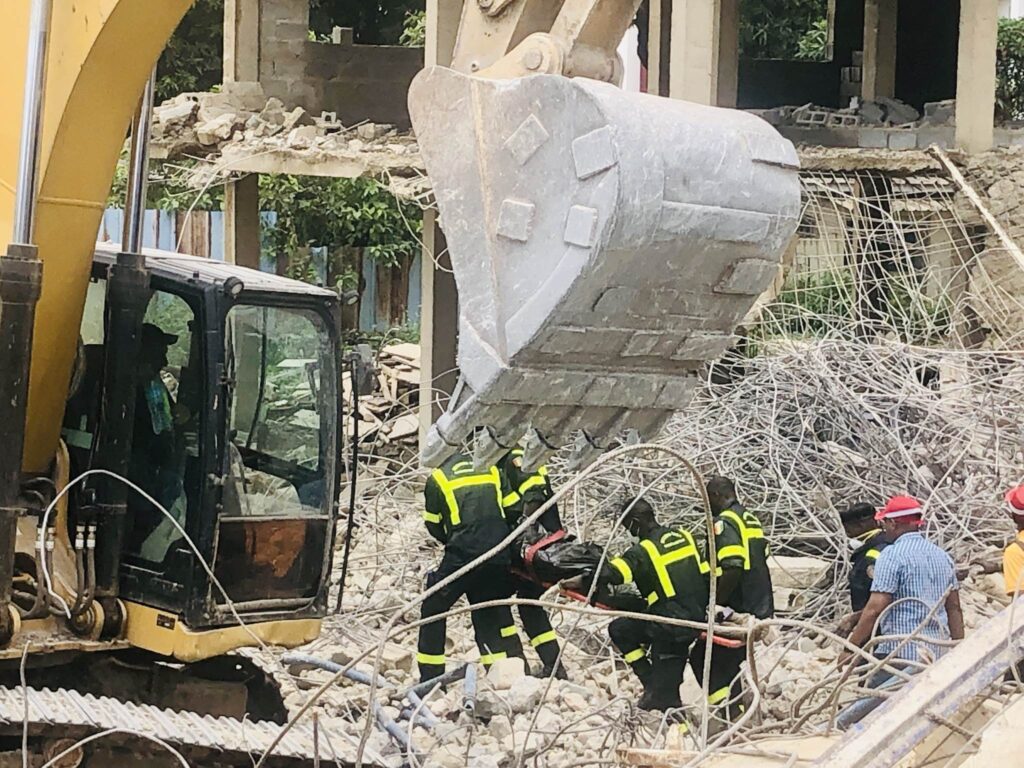 Effondrement d’immeuble à Matoto: trois corps retrouvés