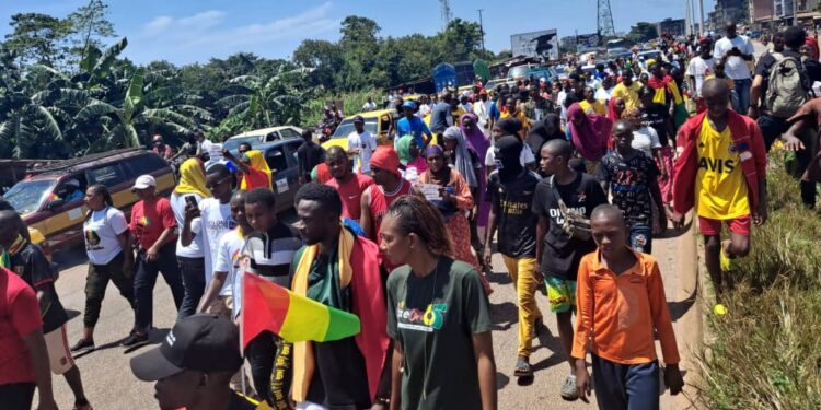 Conakry : les jeunes de l’axe célèbrent la fête de l’indépendance
