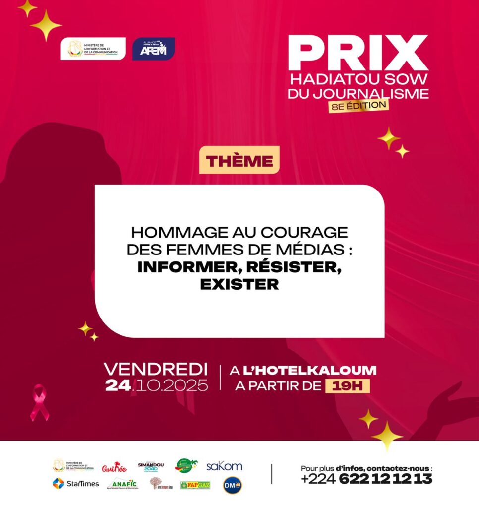 Prix Hadiatou Sow du journalisme : un « Hommage au courage » pour les femmes de médias