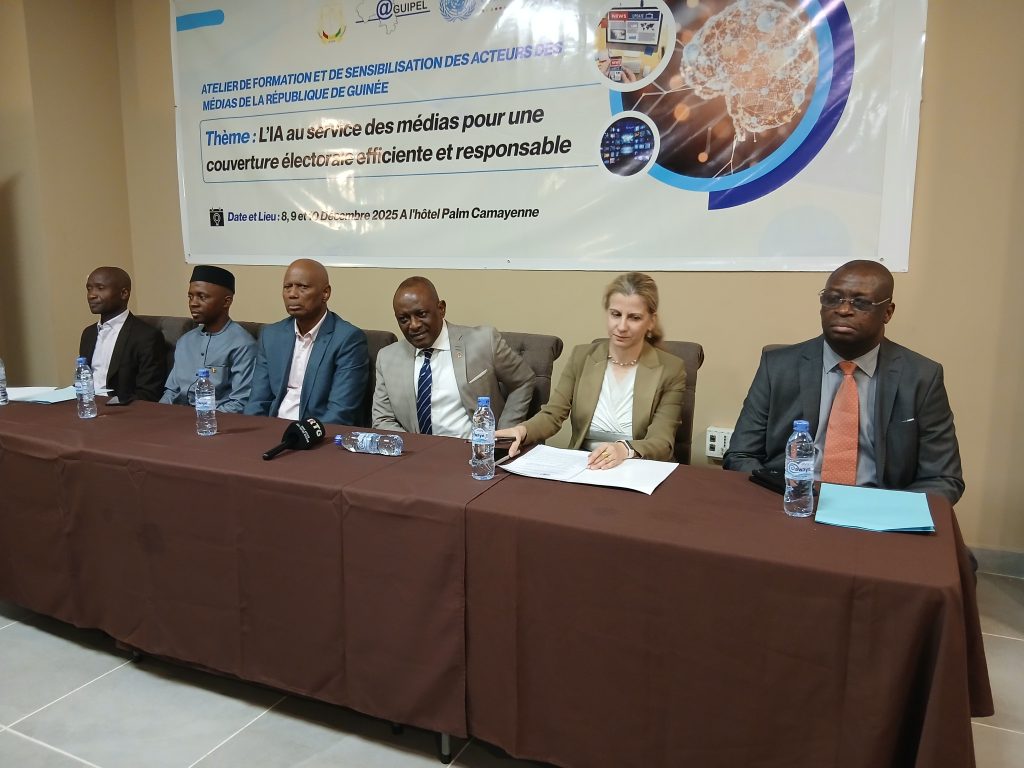 Guinée : L’AGUIPEL et le SNU forment 50 journalistes à l’IA pour une couverture électorale « efficiente et responsable »