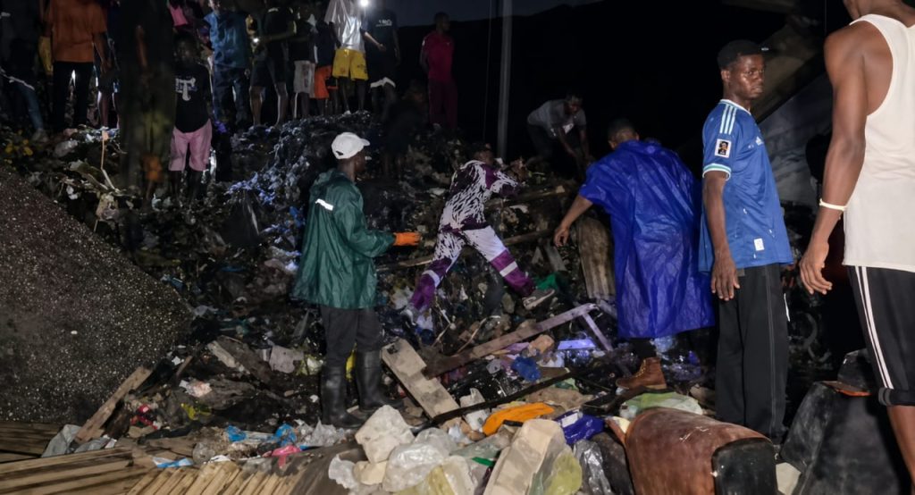 Catastrophe à Conakry : Éboulement nocturne à la décharge de Dar-es-Salam